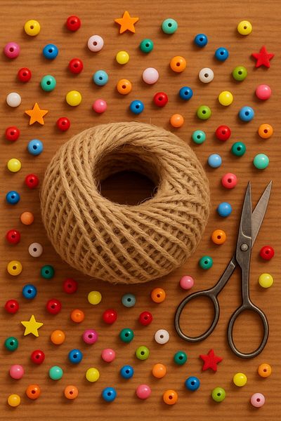 Emtory Home 1 Piece |   100 Gram Jute Rope - Straw Rope - Packing Rope