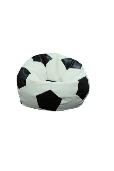 Pufrelax Fotoliu Minge Telstar Junior, Material - Black & White
