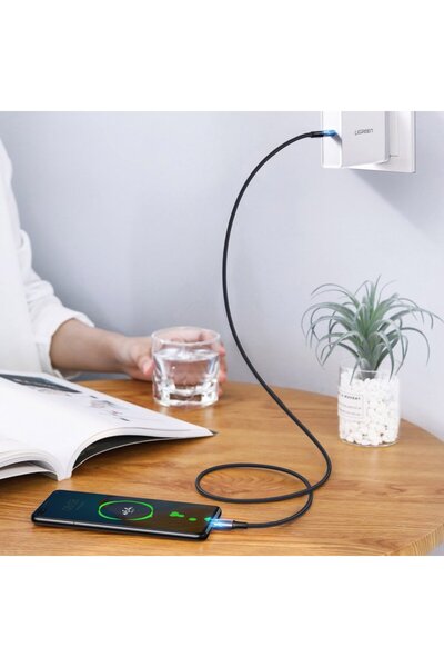 Ugreen Cablu USB-C - Încărcare rapidă USB-C Power Delivery 2 m - Gri