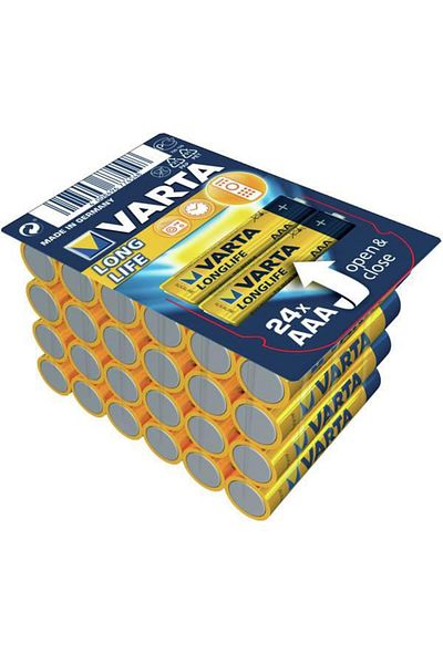 Inna marka Baterii Varta LONGLIFE DE AAA LR03, 24 buc., 04103301124