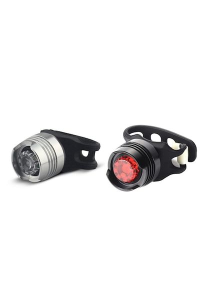 Carsons Far + Stop Ruby LED, Aluminum Alloy, Batteries Included, Silver + Black