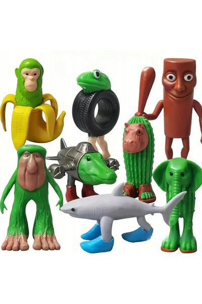 ABYZ Italian Rot Figurines Set of 2 pieces tralalero tralala, 6cm suitable for children +3 years