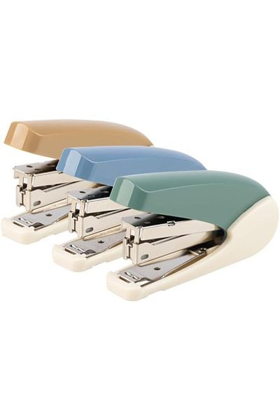 Deli 0230-T Effort-Saving Desktop Stapler with 1000 Staples, 20 Sheet Capacity, 60% Reduced Press Fo