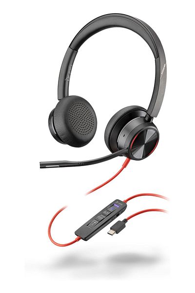 Inna marka Zestaw słuchawkowy HP Blackwire 8225 USB-C Teams + adapter USB-C/A, 8X225AA