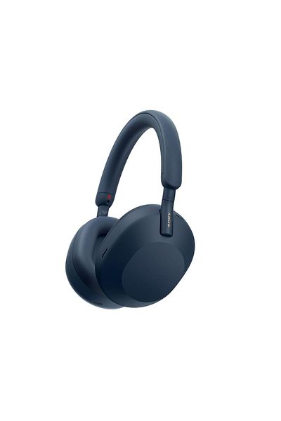 Inna marka Słuchawki nauszne Sony WH-1000XM5 przewodowe i bezprzewodowe, Bluetooth, niebieskie, WH1000XM5L.CE7