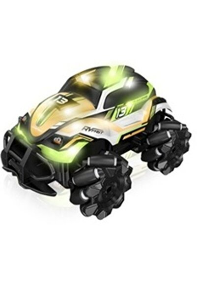 Vardem Stunt 4X4 Işıklı Araba - Uzaktan Kumandalı Full Fonksiyon Şarjlı 2.4G , Beyaz-Yeşil