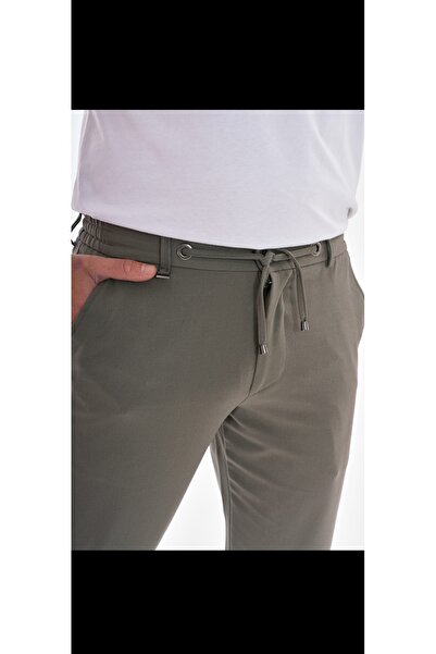 Cinar erkek giyim Jagger Linen Canvas Pants Elasticated Summer Soft No Stain