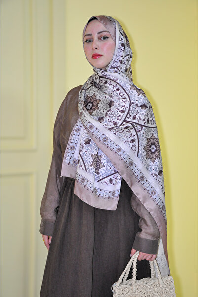 MSCARFS شال حريري بنمط جلزار جانجان