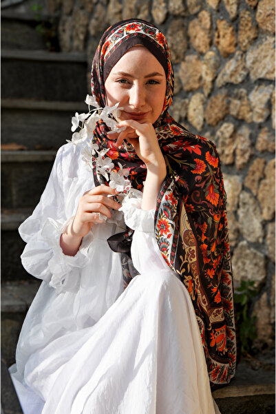 MSCARFS Gizli Bahar Desen Janjan İpek Şal