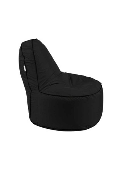 Pufrelax Fotoliu OK, Material impermeabil - Negru