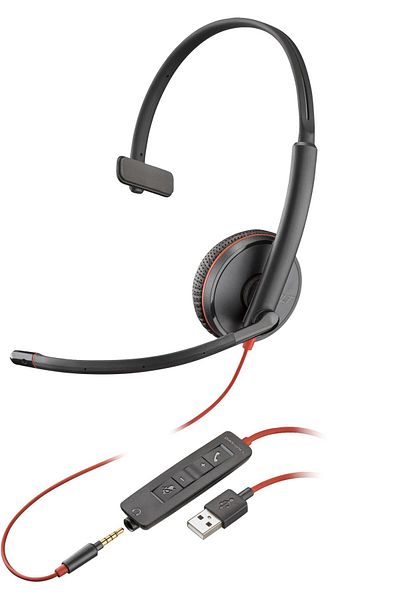 Inna marka Zestaw słuchawkowy Poly Blackwire 3215 Mono USB-A (luzem), 80S06A6