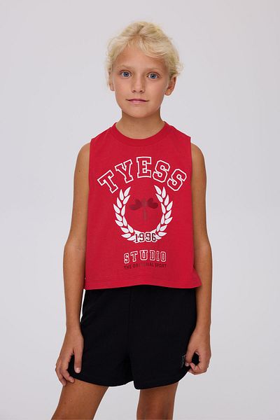 Tyess Girl Red Tshirt