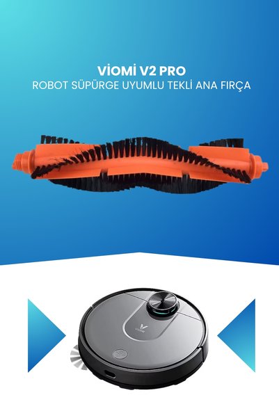 ELECTROLL Perie principală unică compatibilă cu aspiratorul robot Viomi V2 Pro