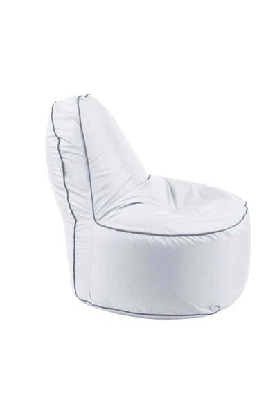 Pufrelax Fotoliu OK, Material impermeabil - Alb
