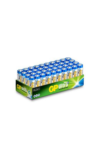 Inna marka Bateria alkaliczna GP Ultra Plus AA, 15AUP/LR6, opakowanie 40 sztuk, 151381