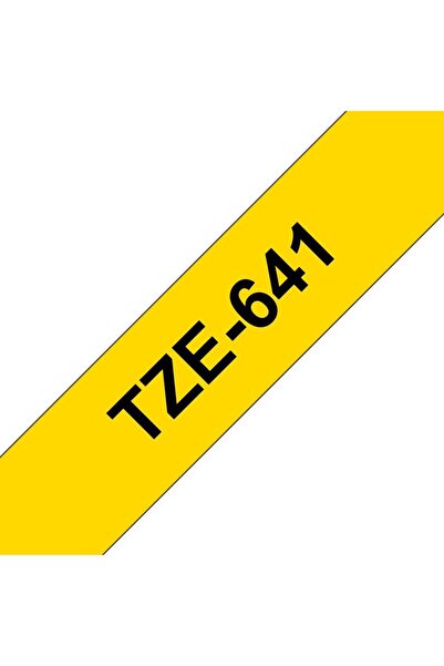 3D Brothers Panglică pentru imprimantă de etichete Brother Tze641, negru pe g...
