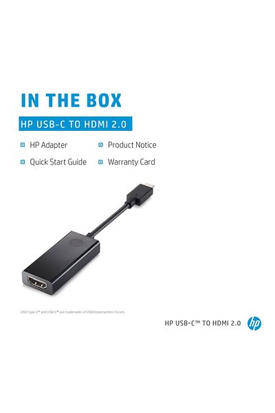 Inna marka ADAPTOR HP USB-C LA HDMI 2.0, 2PC54AA#ABB