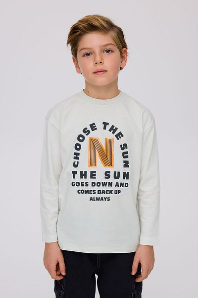 Nebbati Boy Ecru Tshirt