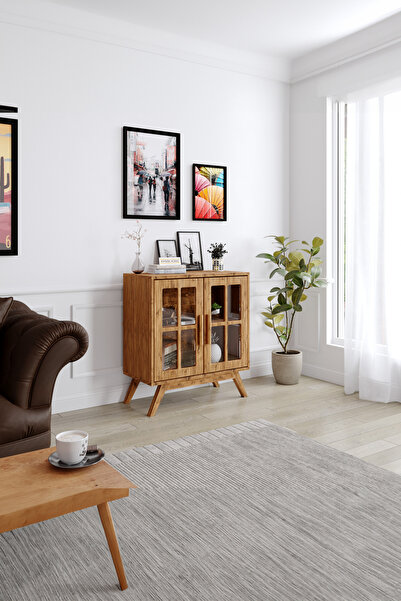 KIYMIK HOME Piyan Dresuar - Size Özel Üretim - Gerçek Ağaç - Köknar