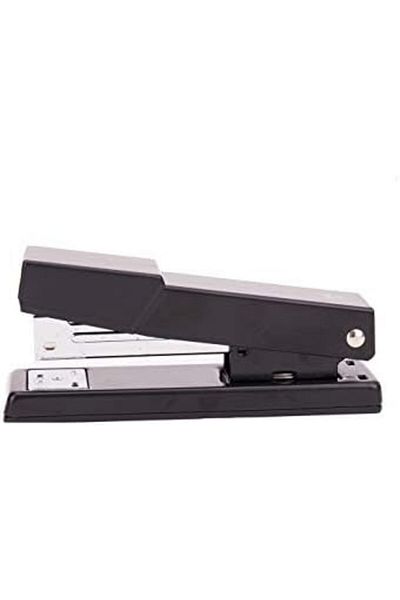 Deli Stapler Convenient Low-Staple Indicator, Black, E0423