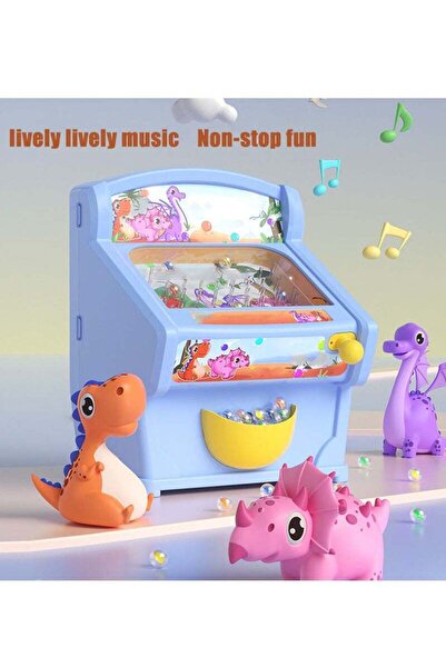 Arabest Dinosaur Pinball Game Machine,Children's Board Game,Lights & Music,Pa...
