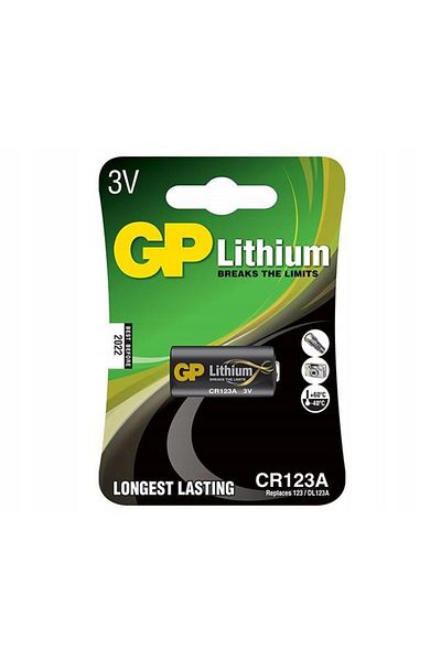 Inna marka GP Batteries LITHIUM Bateria CR123A, 3702