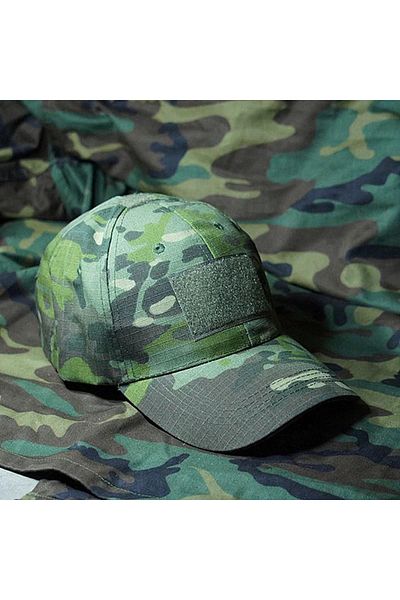 Lion camo Sapca Combat Cap with Velcro camuflaj ripstop
