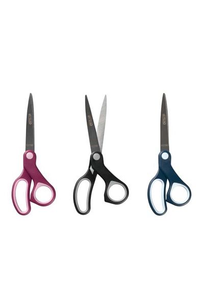 Herlitz Large Scissors 20.5 cm, Material Metal/Plastic, Ergonomic Handle, Blister