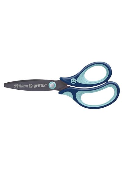 Pelikan Griffix Scissors 14 cm, Material Metal/Plastic, Color Blue, Right-Handed, Bulk