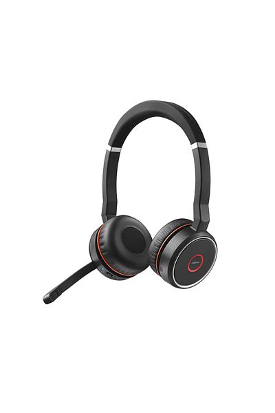 Inna marka Jabra Evolve 75 Link 370 Stereo MS - Zestaw Słuchawkowy, Czarne, Binauralne, 7599-832-109