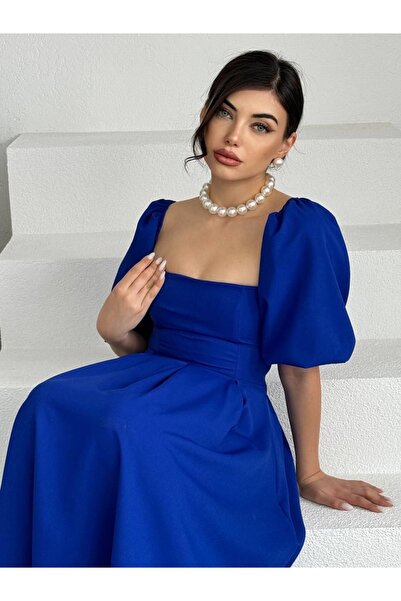 BY BASAK collection Benjamin Bell Skirt Midi Dress