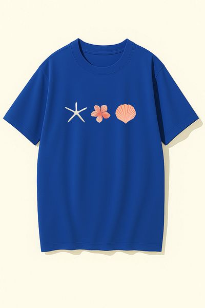 uyguntarz Tricou unisex cu imprimeu Oyster Shell Design