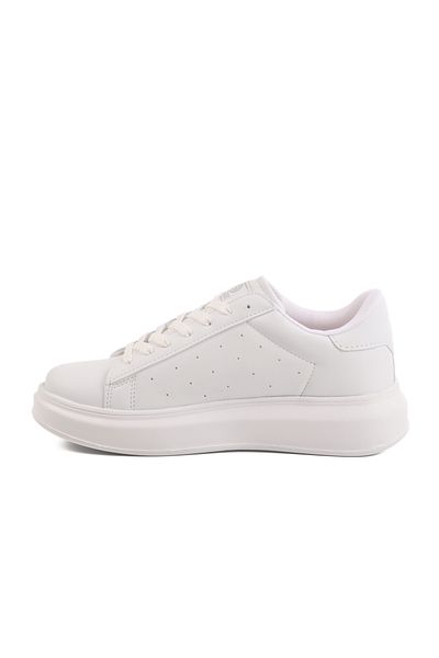 AYAKMOD White Lace-Up Women's Sneaker 156 g