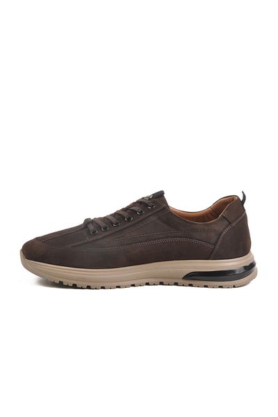 Pierre Cardin Brown Nubuck Genuine Leather Men's Shoes 432404 m