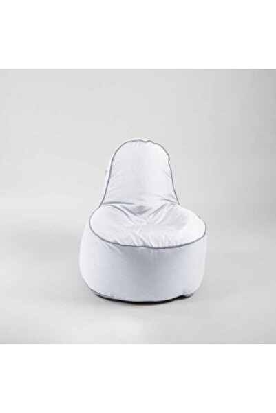 Pufrelax Fotoliu OK Junior, Material impermeabil - Alb