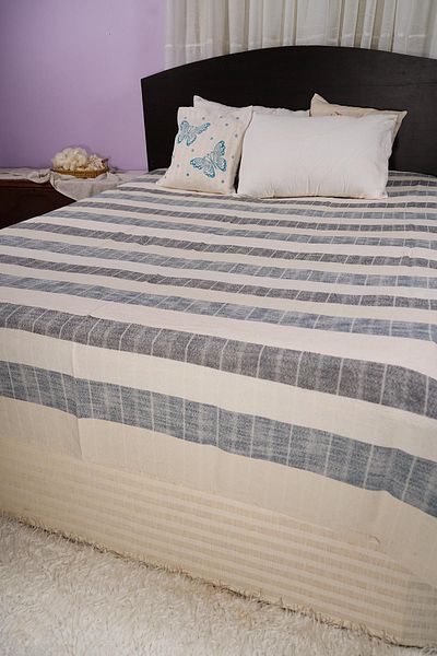 Defne&Apollon İpekçilik Natural Line – Handwoven 80% Cotton 20% Linen Double Pique - Mixed Color2