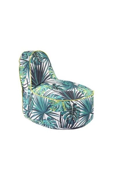 Pufrelax OK Junior Armchair, Waterproof Material - Tropical Leaves