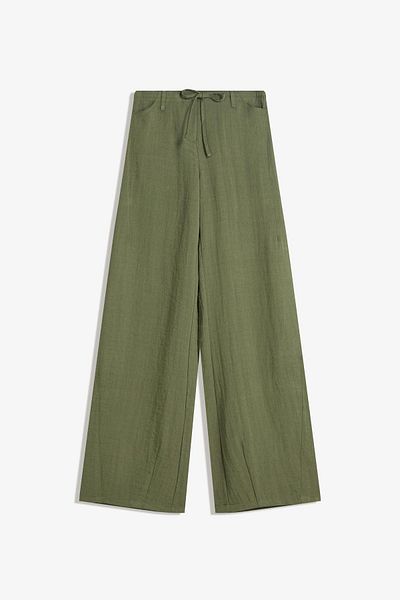 Bershka Rustic wide-leg trousers