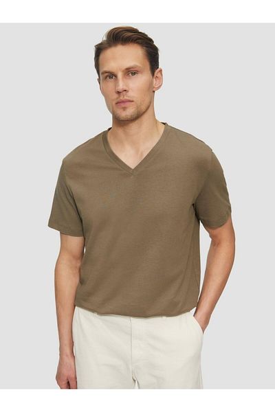 s.Oliver Men's T-shirt With Anchor, Regular Fit, Cotton