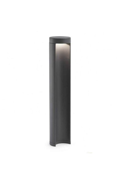 LUXXO Stâlp de iluminat LED pentru exterior, Colonna M, 10W, H=60cm, IP65, Negru