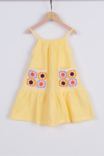 Bondberro Φόρεμα Flamed Muslin για κορίτσια 100% βαμβάκι οργανικό