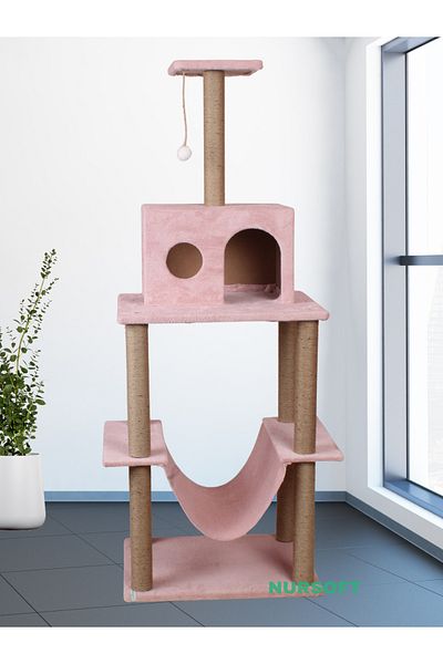 Nursoft Zooplus Tower XXL Cat Scratching and Playing House Platform