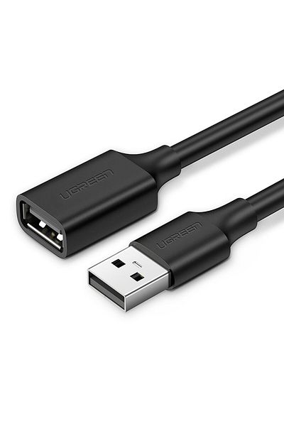 Ugreen Przedłużacz adapter do kabla przewodu USB 2.0 50cm czarny
