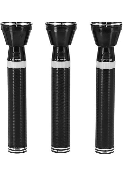 KRYPTON Krypton LED Flashlight, Black.KNFL5039