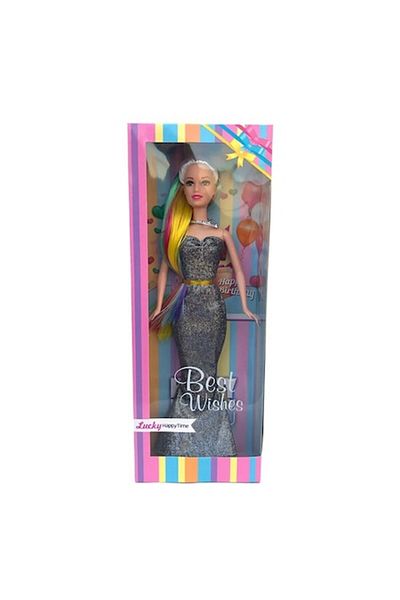 OEM Princess Doll Made of Plastic, 12x33cm, Gray