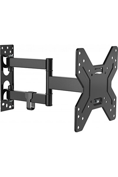 ECG LD 174201 TV wall mount, 17"- 42" (43 - 106 cm), 90° rotation and 2°-15° tilt, 25 kg, VESA