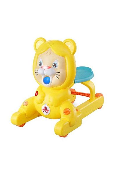 COOYA Two in one fun activity, kitten baby walker, push and ride walker