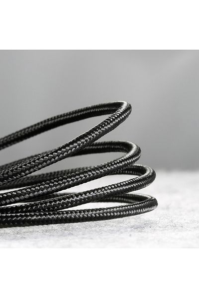 Baseus Cablu USB microUSB flexibil durabil 1.5A 2M negru și gri