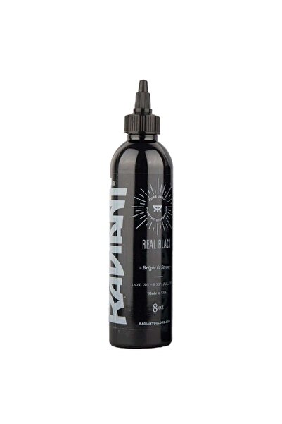 Radiant Real Black - Tattoo Dövme Boyası - 8oz/240ml