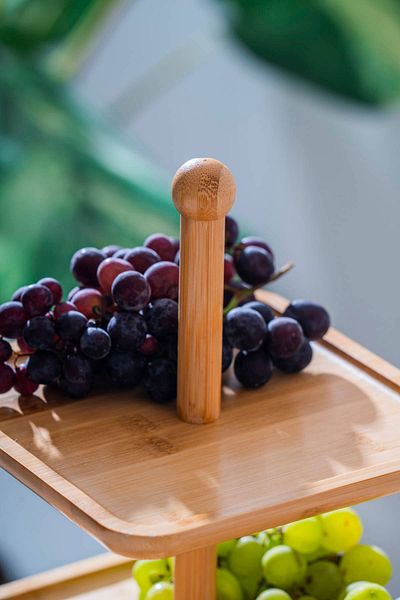 ACAR Bamboo Two-Layer Presentation Holder